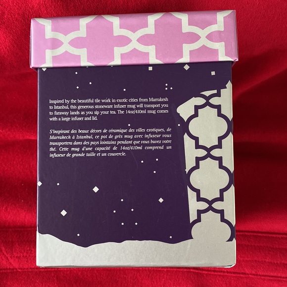 Teavanna RABAT Infuser Mug 14 oz Rabat NWT - Picture 7 of 9